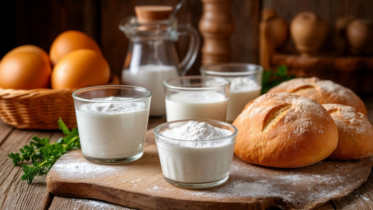 Беру три стакана муки, простоквашу и соль — пеку чурек по-абхазски вместо магазинного хлеба