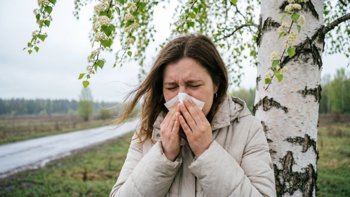 Воронежские аллергики страдают от концентрации березовой пыльцы 