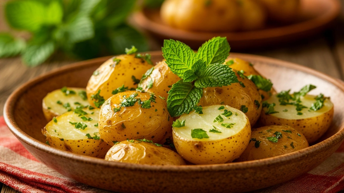 Вместо скучного пюре — запечённый картофель с мятой: гарнир как в ресторане без лишней возни