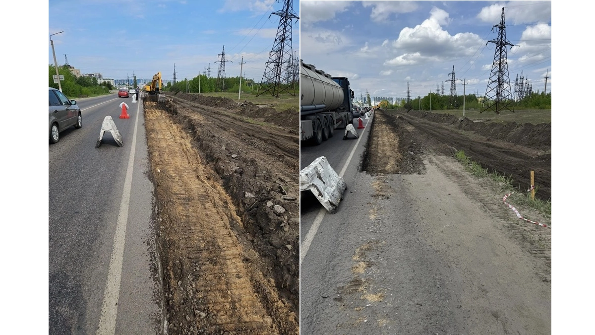 На улице Дубровина в Воронеже увеличивают дорогу до четырех полос