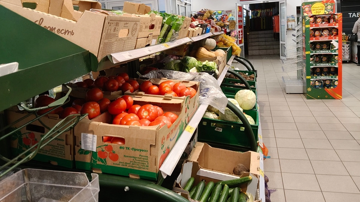 В Воронежской области цены на продукты в апреле упали на 1%