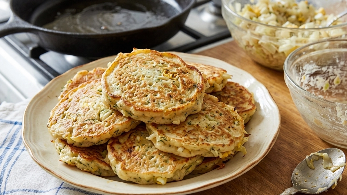 Ленивые пирожки с капустой на сковороде: сытный и быстрый домашний перекус за 20 минут