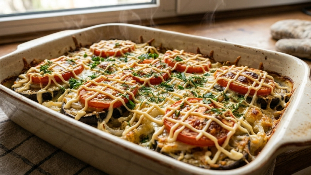 Вместо мяса: сочные баклажаны «по-французски» в духовке