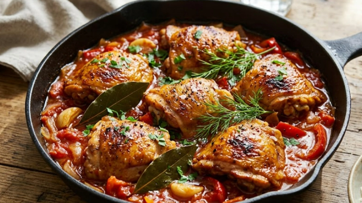 Самая вкусная курица на сковороде: делюсь любимым семейным рецептом сочных бедрышек в густом соусе