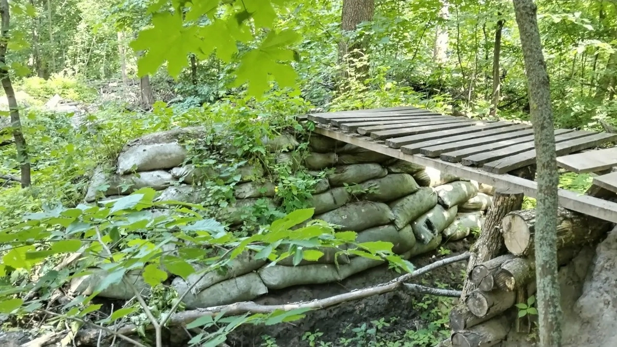 Под Воронежем на Лысой горе незаконно соорудили велотрассу