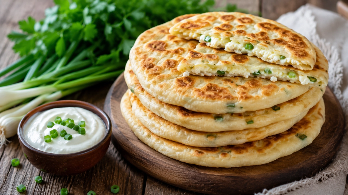 Завтрак за считанные минуты: эти лепёшки получаются настолько вкусными, что готовлю их сразу двойную порцию