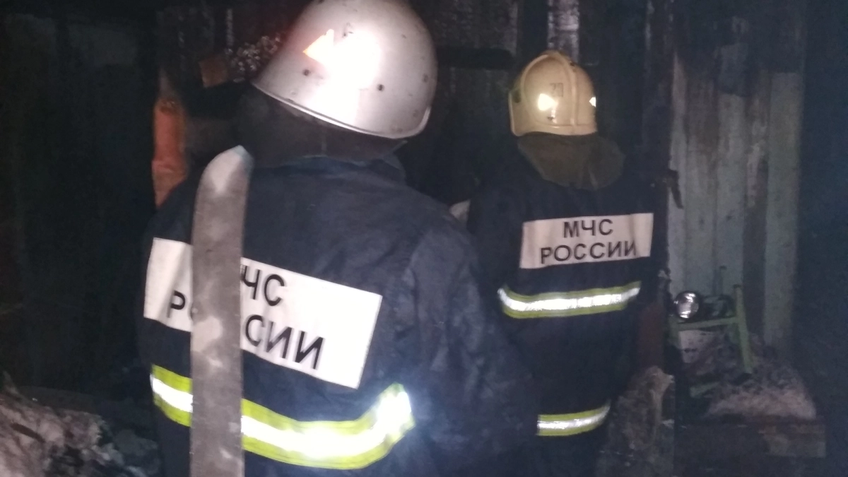 Ночной пожар в Грибановском районе уничтожил жилой дом
