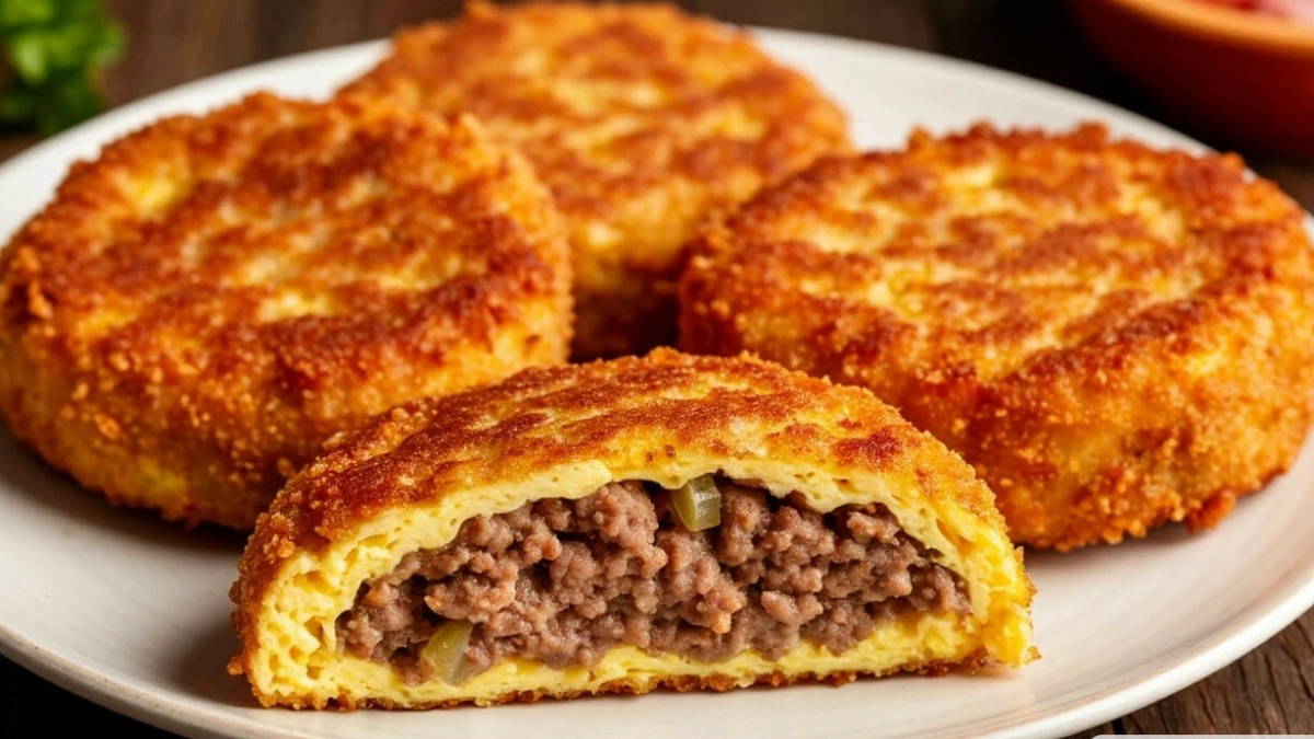 Когда надоели котлеты, жарю бризоль: такой же фарш, но вкуснее и подача поинтереснее