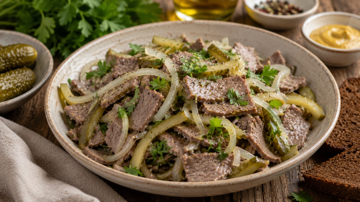 Варёное мясо не разогреваю — за 10 минут превращаю его в закуску, которую съедают раньше салатов