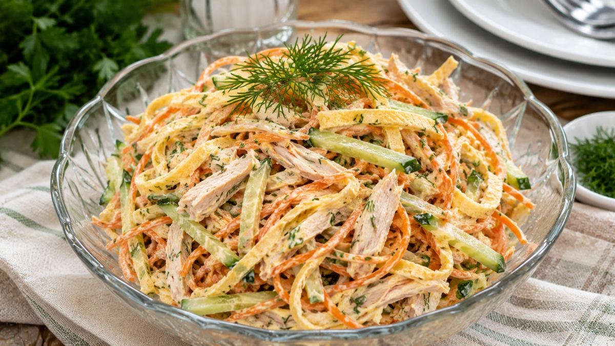Салат «Макфа» готовлю вместо Оливье: продукты простые, а вкус совсем не избитый