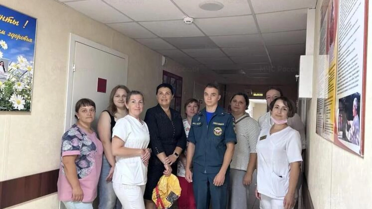 В Павловской районной больнице прошло занятие по пожарной безопасности