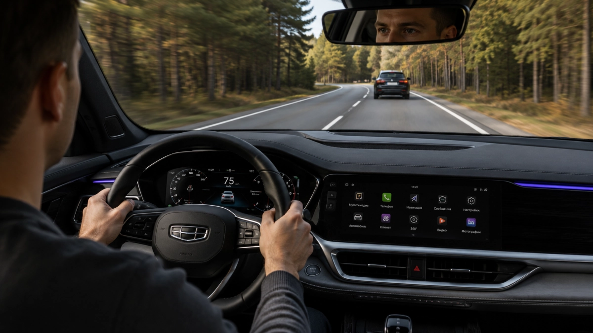 Жена уговорила протестировать Geely Monjaro: 10 минут за рулём изменили моё мнение о "китайцах"