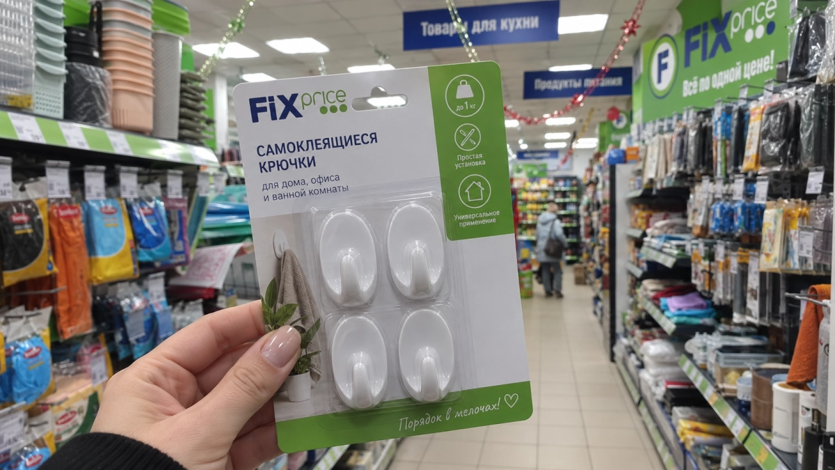 Крючки из Fix Price беру сразу по несколько упаковок: 7 мест в квартире, где они заменяют громоздкие органайзеры