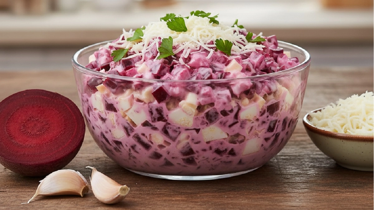 Осень — время свёклы: секрет обалденного салата с яйцами и курицей — польза и вкус в одном блюде