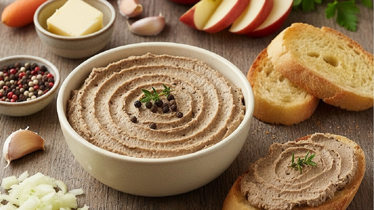 Бюджетный паштет, а пользы вагон: вместо колбасы делаю вкуснейшую намазку с яблоком — и на завтрак, и на праздник