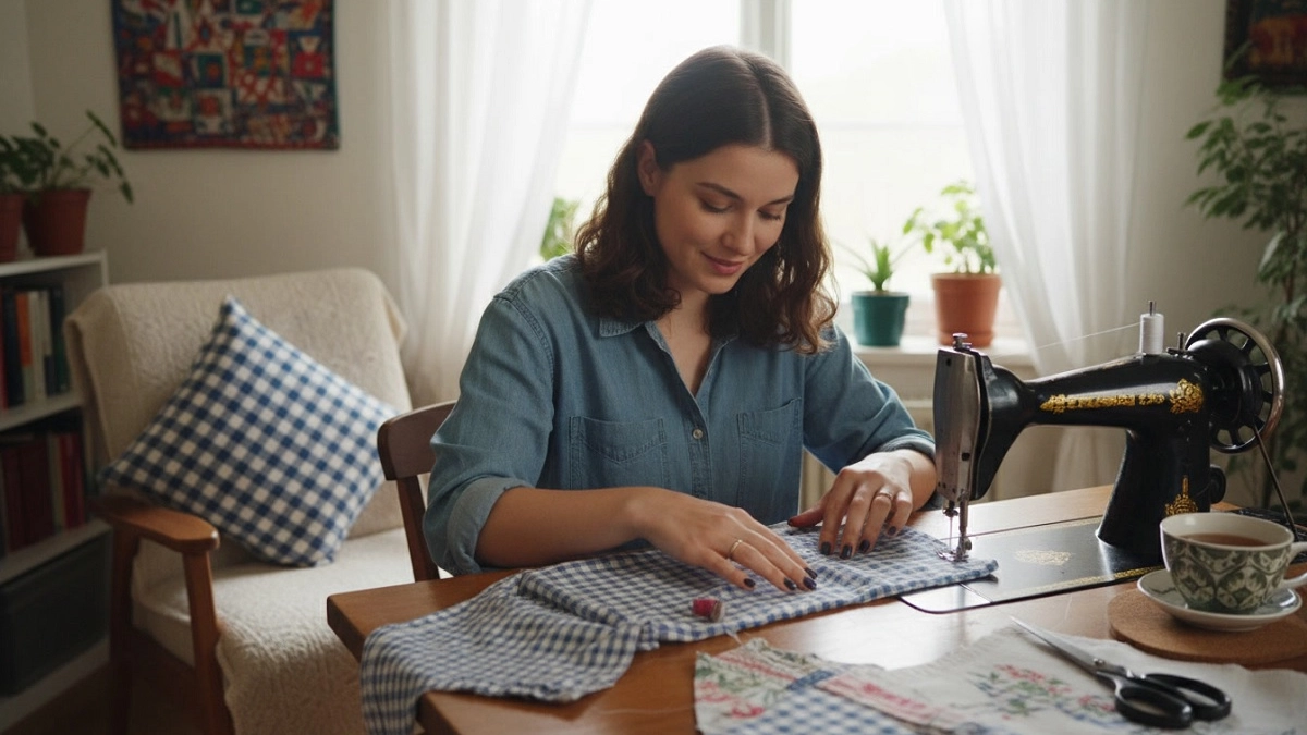 Скупаю в Fix Price дешёвые кухонные полотенца и режу без жалости: шью 7 стильных и полезных вещей для дома