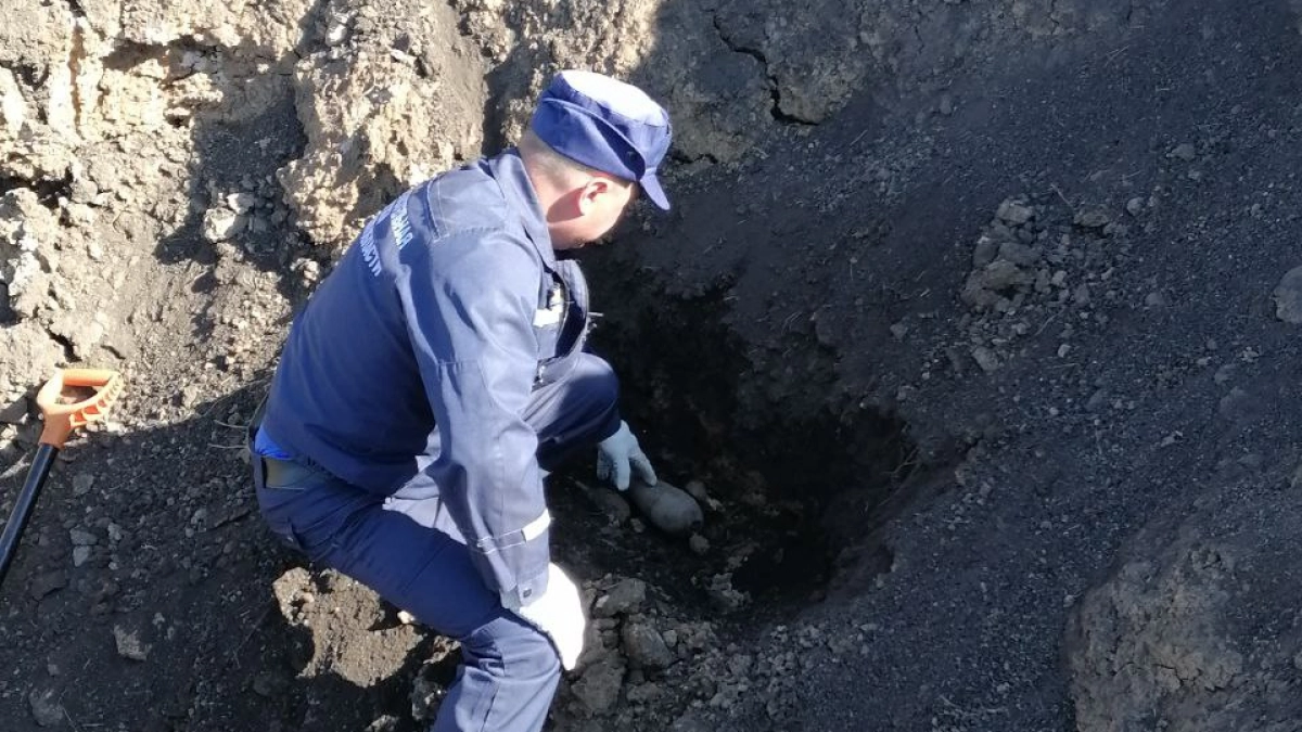 В Воронежской области ликвидировали 2 боеприпаса военных лет
