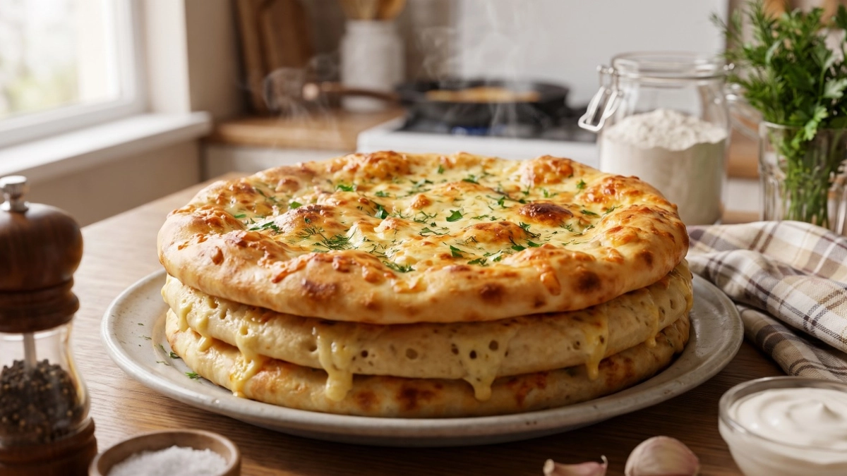 Вкуснее хачапури, проще пиццы: жарю сочные сырные лепёшки всего за 5 минут — без дрожжей и духовки